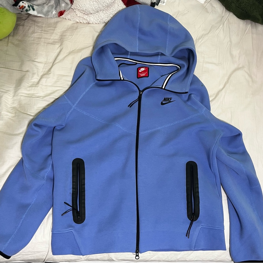 Blue Nike Tech with Hood